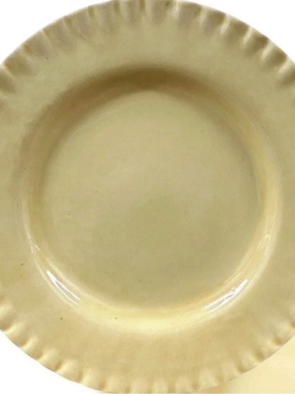 Pottery Barn Pie Crust Amber Dinner Plates 10.5” Set of 6 Discontinued